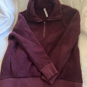 Athleta fuzzy sweater